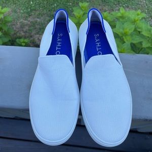 Rothy’s women white sneakers - slip on